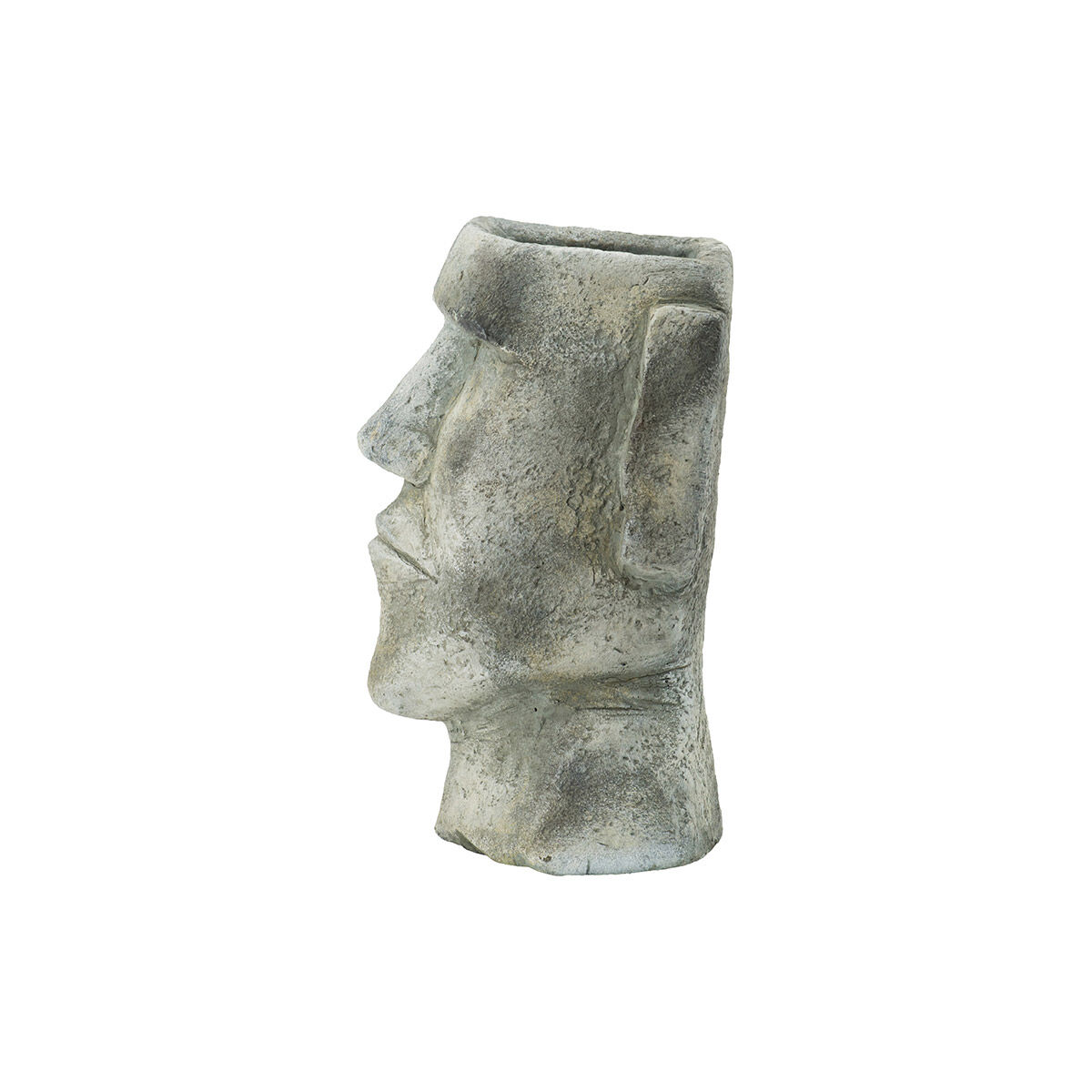 Easter Island Gray Outdoor Planter
