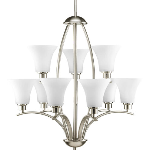 Mackinley 9 Light 28 inch Brushed Nickel Chandelier Ceiling Light