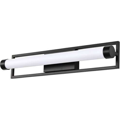 Canal LED 24 inch Matte Black Bath Vanity Light Wall Light