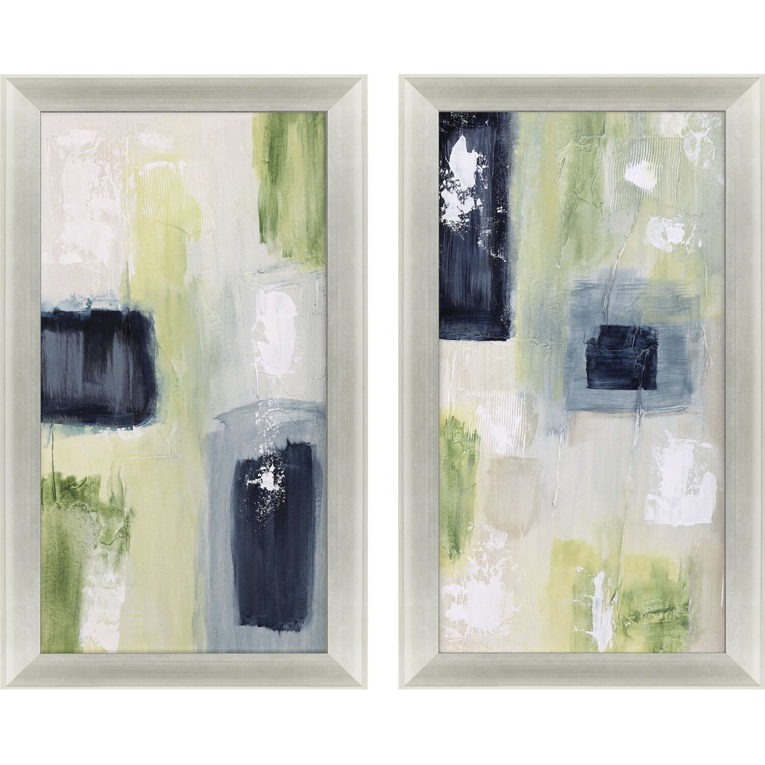 Azul Jardin Blue and Green and Multi Canvas, The Studio