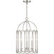Stella 3 Light 14 inch Polished Nickel Pendant Ceiling Light