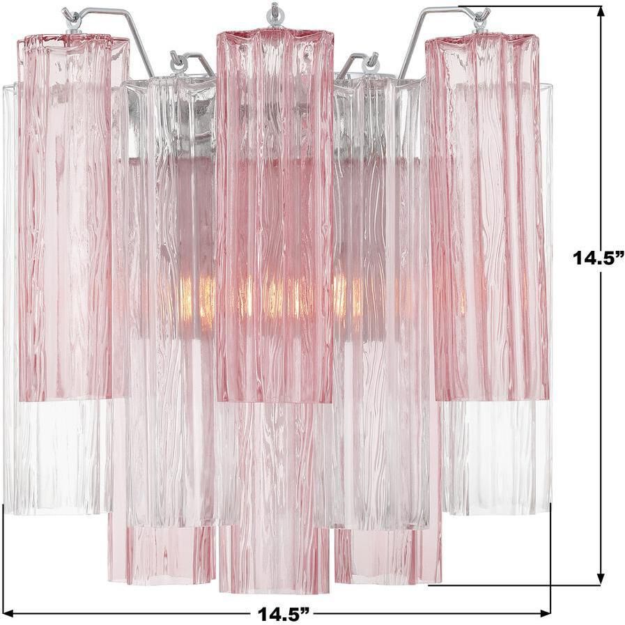 Addis 2 Light 14.5 inch Polished Chrome Bath Vanity Light Wall Light in Spring