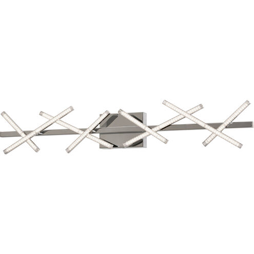 Luca LED 36 inch Polished Chrome Vanity Light Wall Light