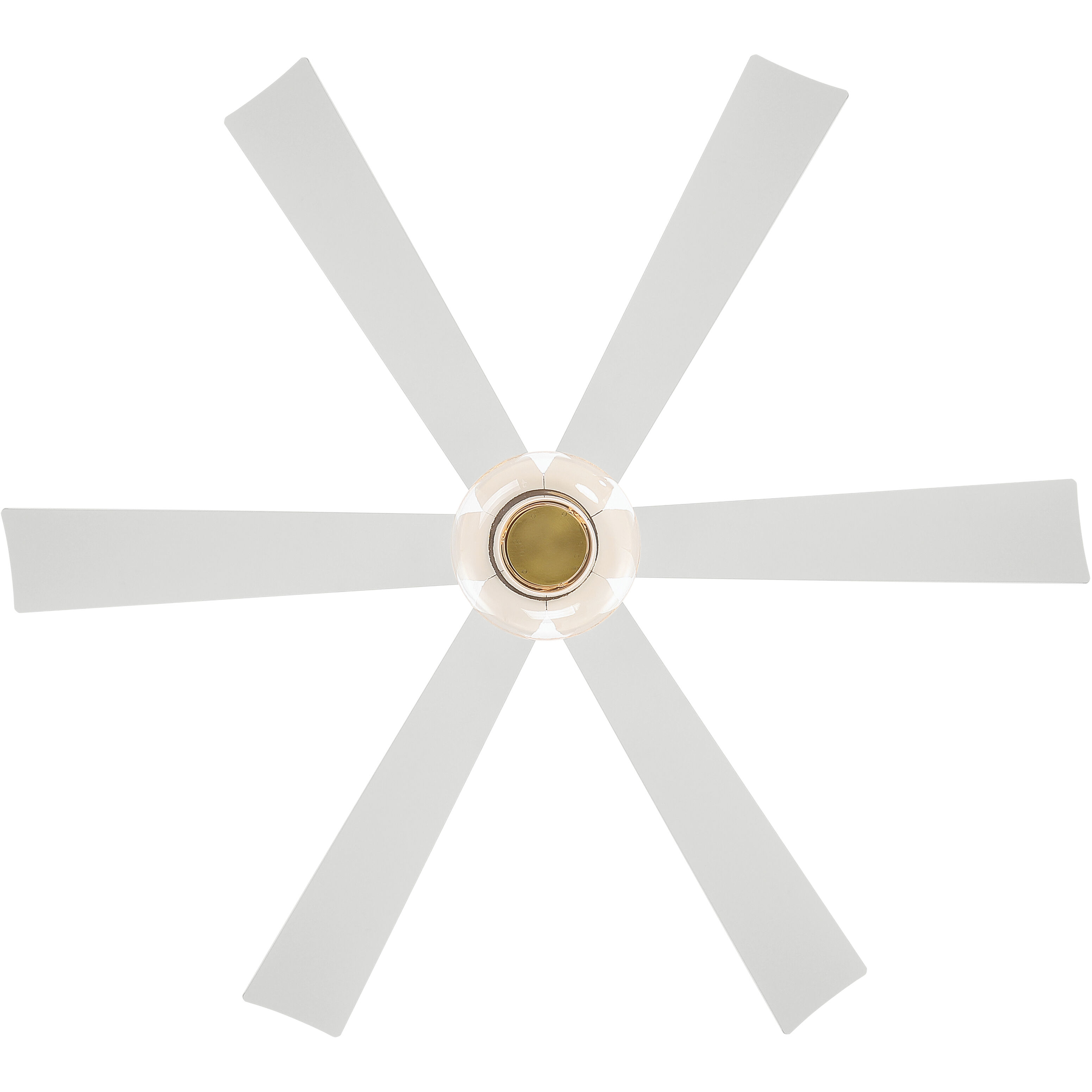 Veyra 56 inch Legacy Brass with Alabaster White Blades Smart Ceiling Fan
