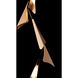 Plume LED 15.1 inch Soft Gold and Dark Smoke Pendant Ceiling Light in Soft Gold/Dark Smoke
