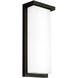 Vega LED 14 inch Black Outdoor Wall Lighting in 2700-3000-3500-4000-5000K, WAC Limited