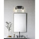 Binsly 2 Light 15.63 inch Coal Bath Vanity Light Wall Light