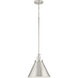 Hinton 1 Light 12 inch Brushed Nickel Pendant Ceiling Light