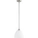 Enclave 1 Light 9 inch Satin Nickel Mini Pendant Ceiling Light