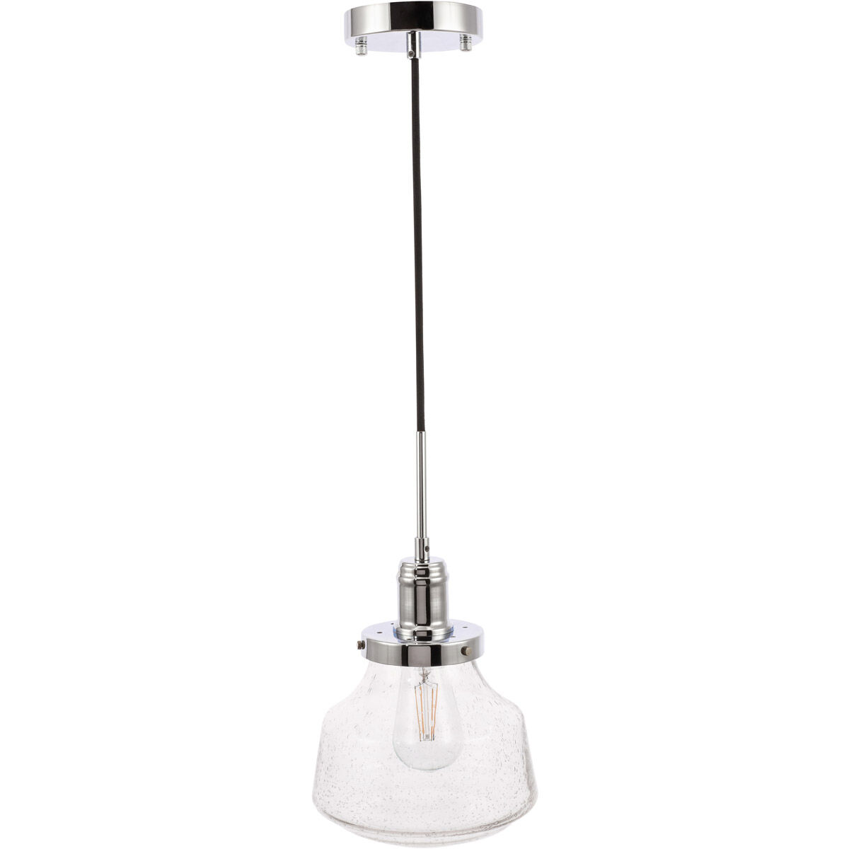 Lyle 1 Light 8 inch Chrome Pendant Ceiling Light