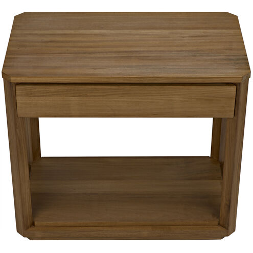 SL11 32 X 28.5 inch Gold Teak Side Table