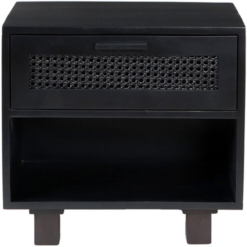 Ashton 19 X 17.5 inch Black Nightstand