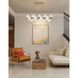 Giovanna LED 40 inch Aged Brass Horizontal Pendant Ceiling Light