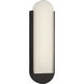 Drew & Jonathan Dante 1 Light 18 inch Textured Black Outdoor Wall Sconce