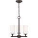 Oslo 3 Light 15 inch Bronze Chandelier Ceiling Light