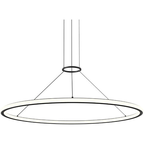 Luna LED 50 inch Satin Black Pendant Ceiling Light