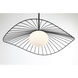 Langley 1 Light 24 inch Dark Matte Black Pendant Ceiling Light