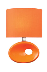 Hennessy II 13 inch 60.00 watt Orange Table Lamp Portable Light