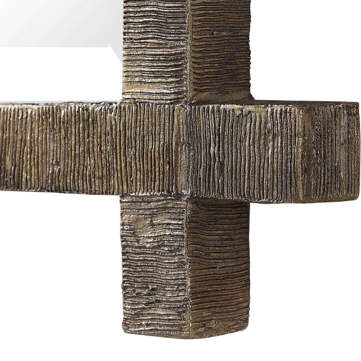 Abanu 40 X 30 inch Gold Wall Mirror 