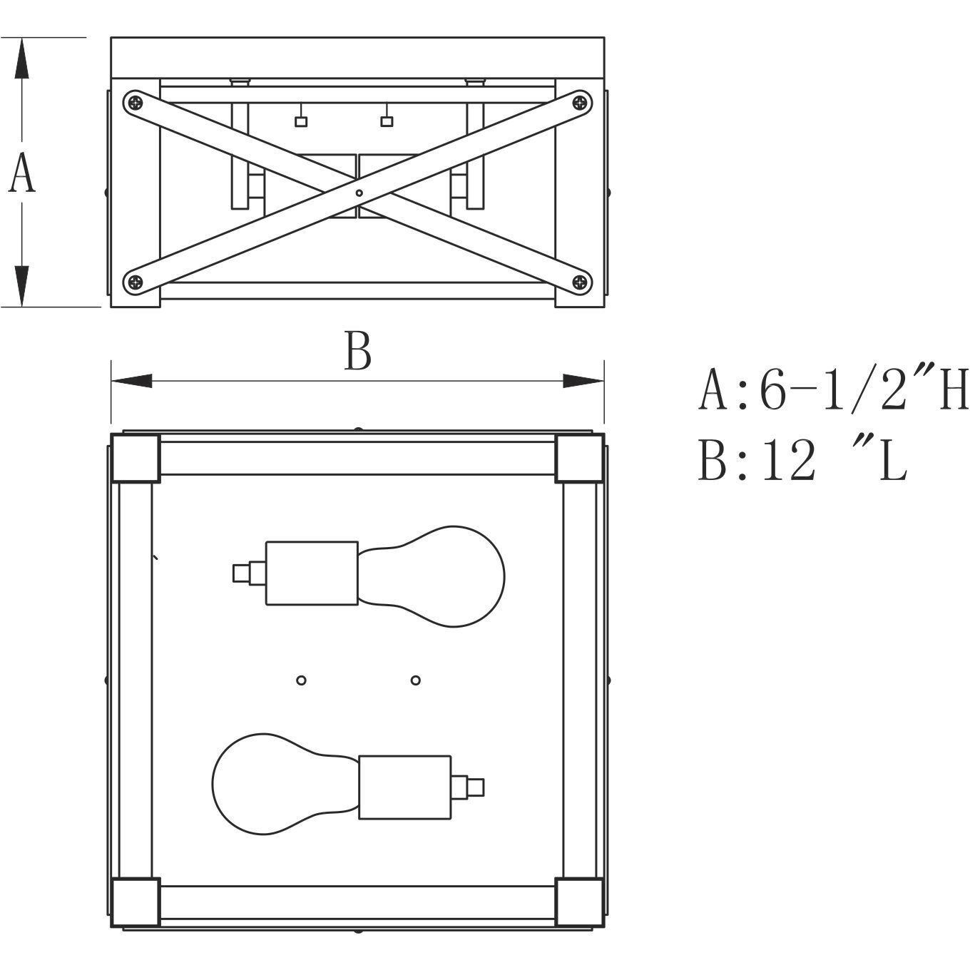 Colton LED 12 inch Rustic Oak and Noble Bronze Flush Mount Ceiling Light