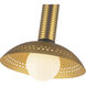 Alora Mood Arden LED 6 inch Brushed Gold Pendant Ceiling Light