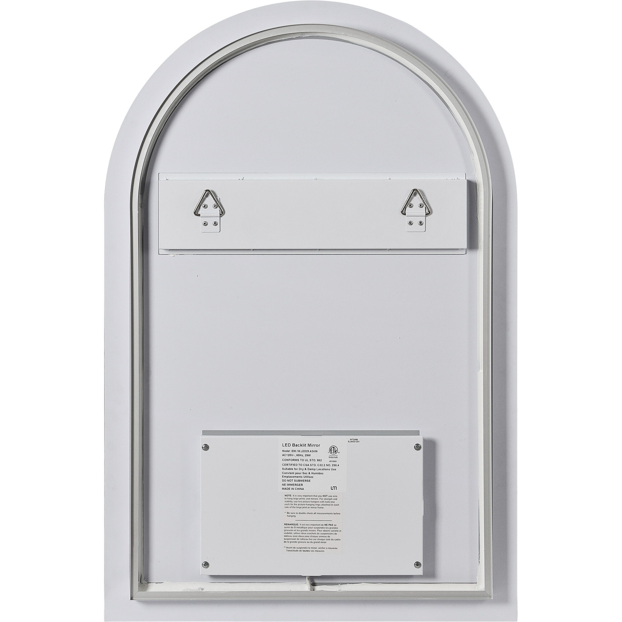 Blanca 36 X 24 inch Clear LED Mirror