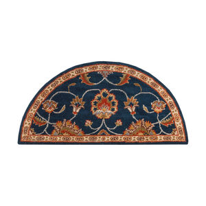 Caesar 48 X 24 inch Navy/Khaki/Rust/Tan/Dark Brown Rugs, Wool