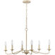 Ellisville 6 Light 30 inch Antique Cream Chandelier Ceiling Light