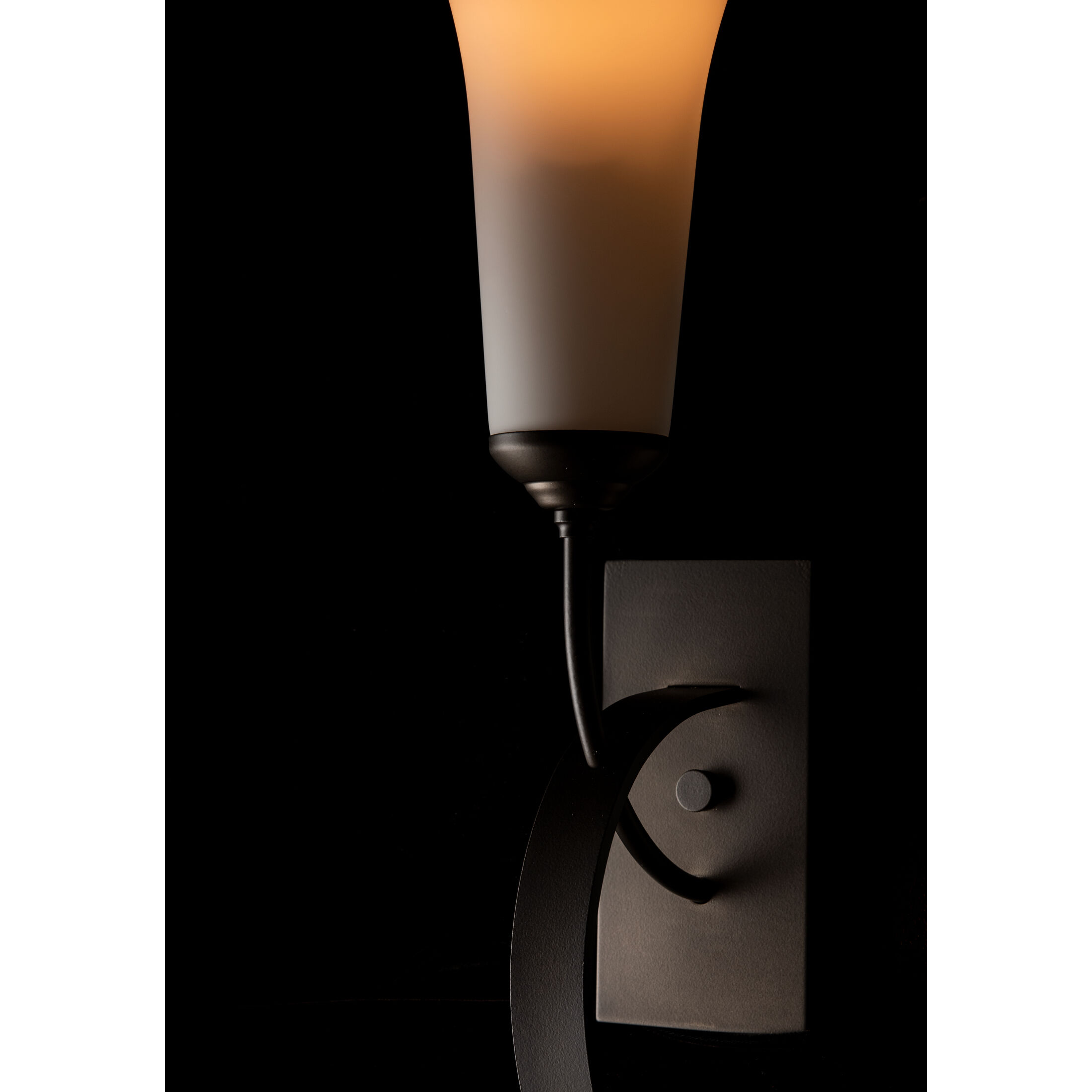 Sweeping Taper 1 Light 4.25 inch Dark Smoke Sconce Wall Light