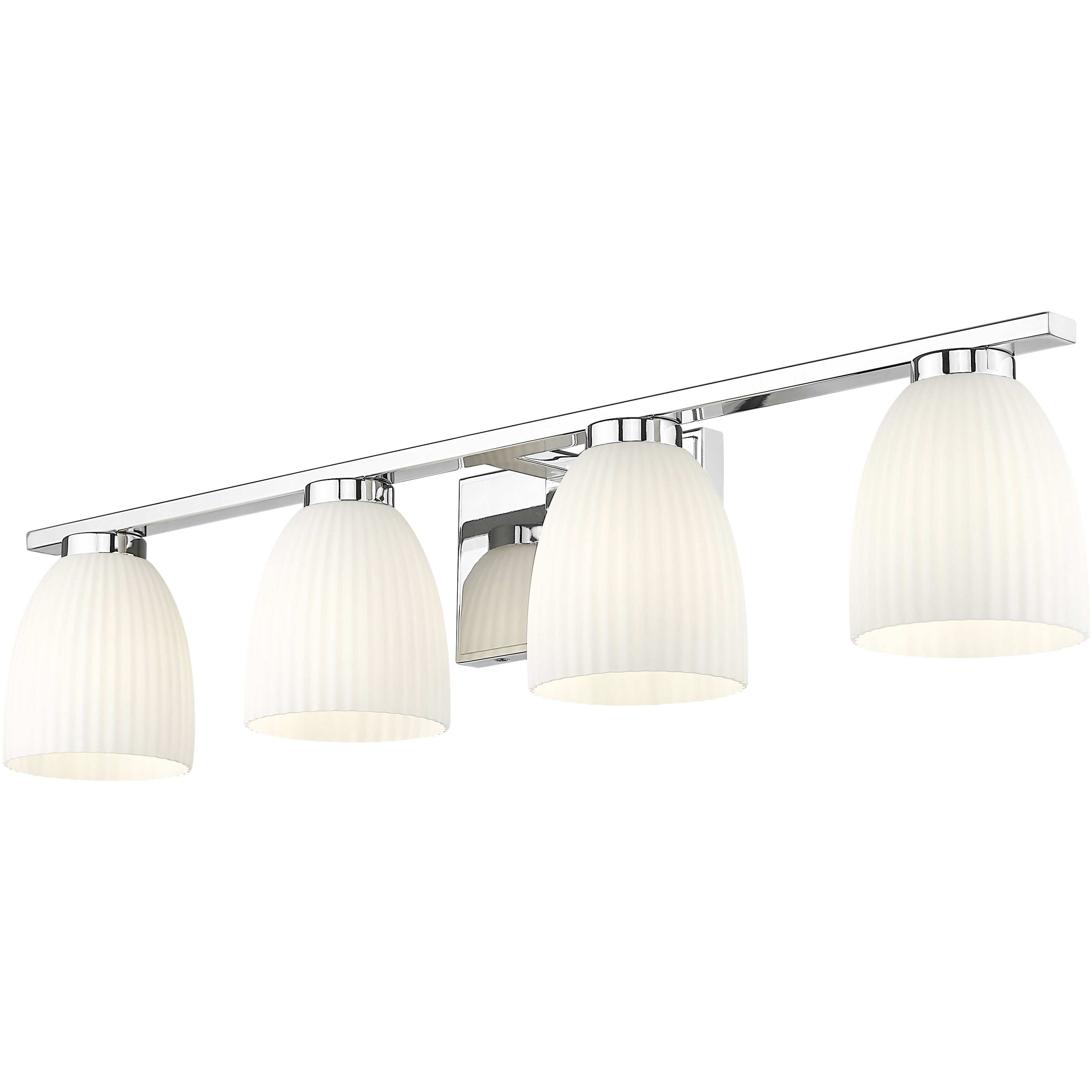 Naya 4 Light 32 inch Chrome Bath Vanity Light Wall Light