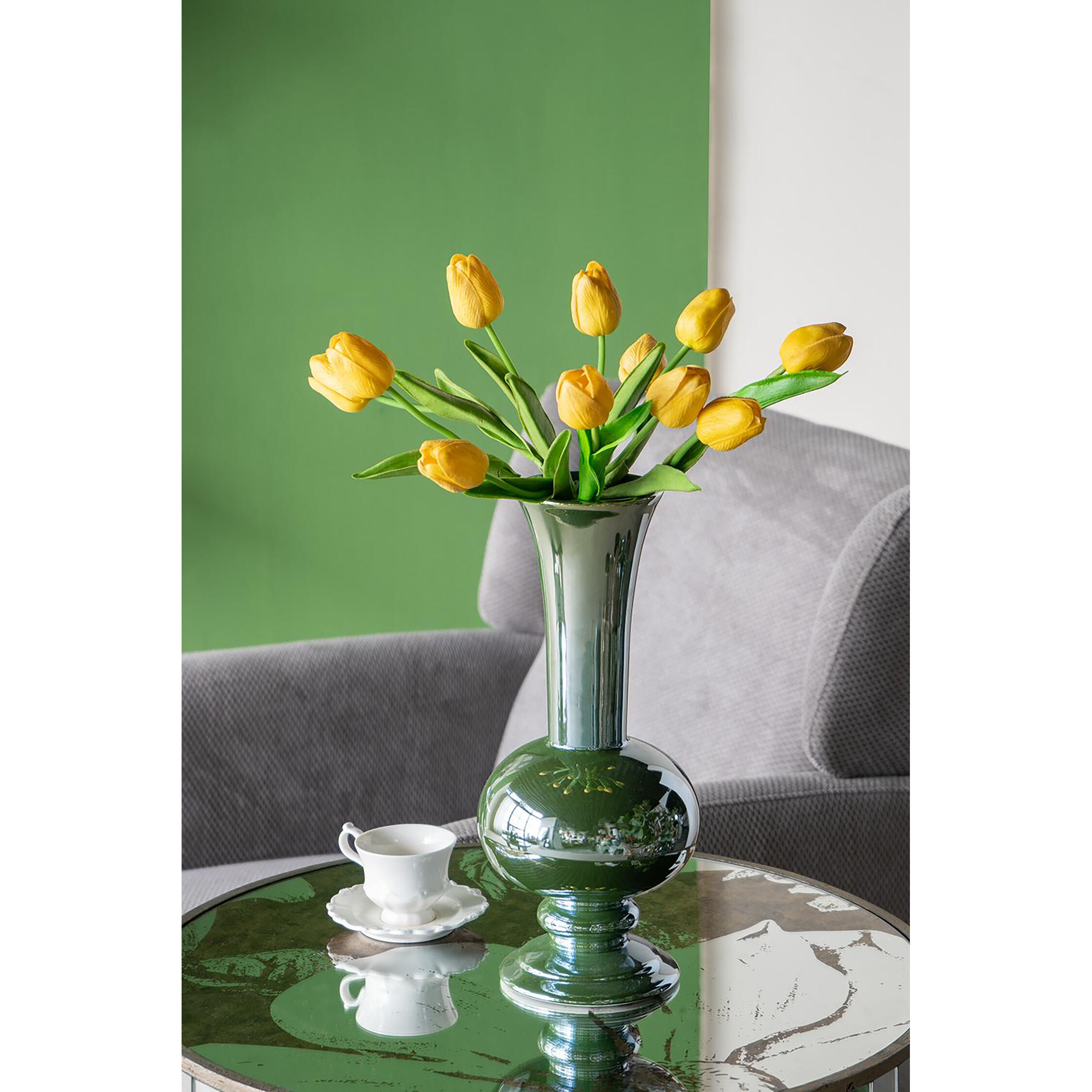 Electric 13.8 X 5.9 inch Vase