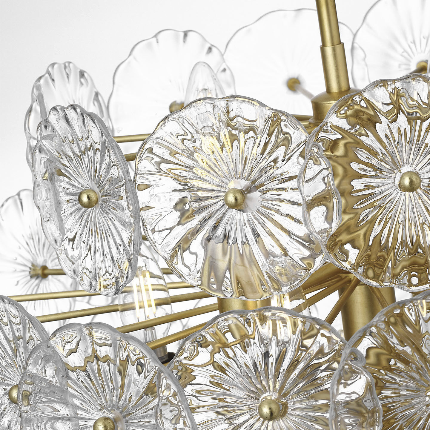 Julie Neill Gianna LED 24 inch Gild Chandelier Ceiling Light