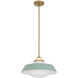 Xander 1 Light 16 inch Vibrant Gold Pendant Ceiling Light