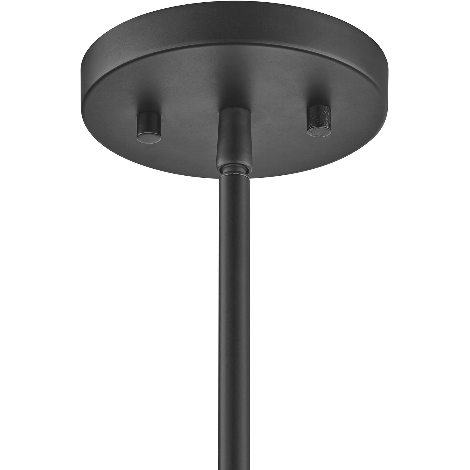 Hanley 6 Light 32 inch Matte Black and Warm Brass Chandelier Ceiling Light