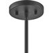 Hanley 6 Light 32 inch Matte Black and Warm Brass Chandelier Ceiling Light