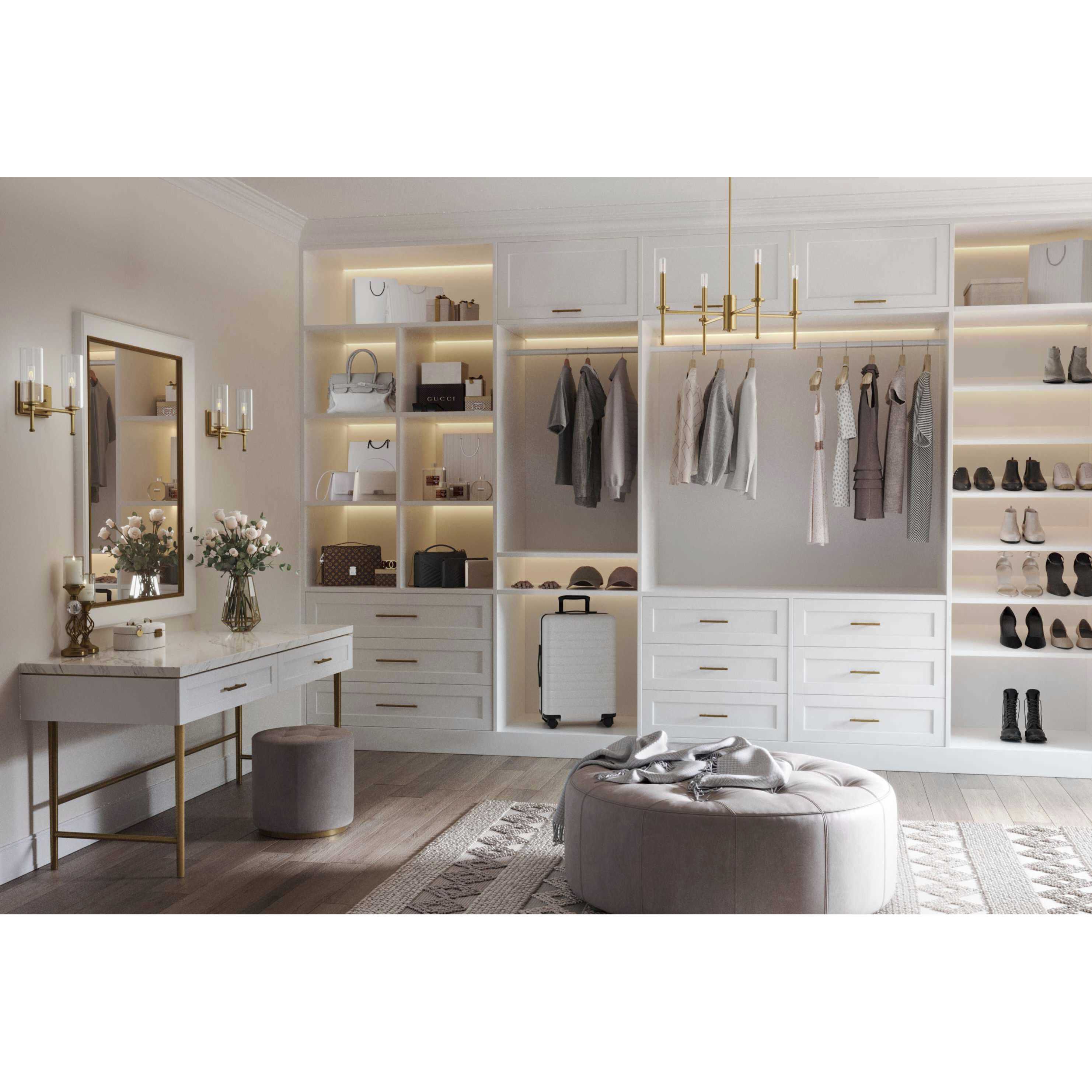 Elara 4 Light 23 inch Vintage Brass Chandelier Ceiling Light