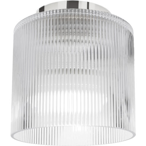 Nadine 1 Light 7 inch Polished Chrome Flush Mount Ceiling Light