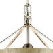 Marin 1 Light 11 inch Corkwood with Polished Nickel Pendant Ceiling Light in Corkwood/Polished Nickel