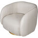 Anita Cream and Gold Armchair