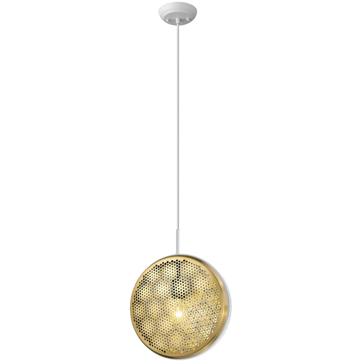 Tholos 1 Light 6 inch White Pendant Ceiling Light