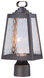 Talera LED 15 inch Oil Rubbed Bronze/Gold Outdoor Post Mount Lantern, Great Outdoors