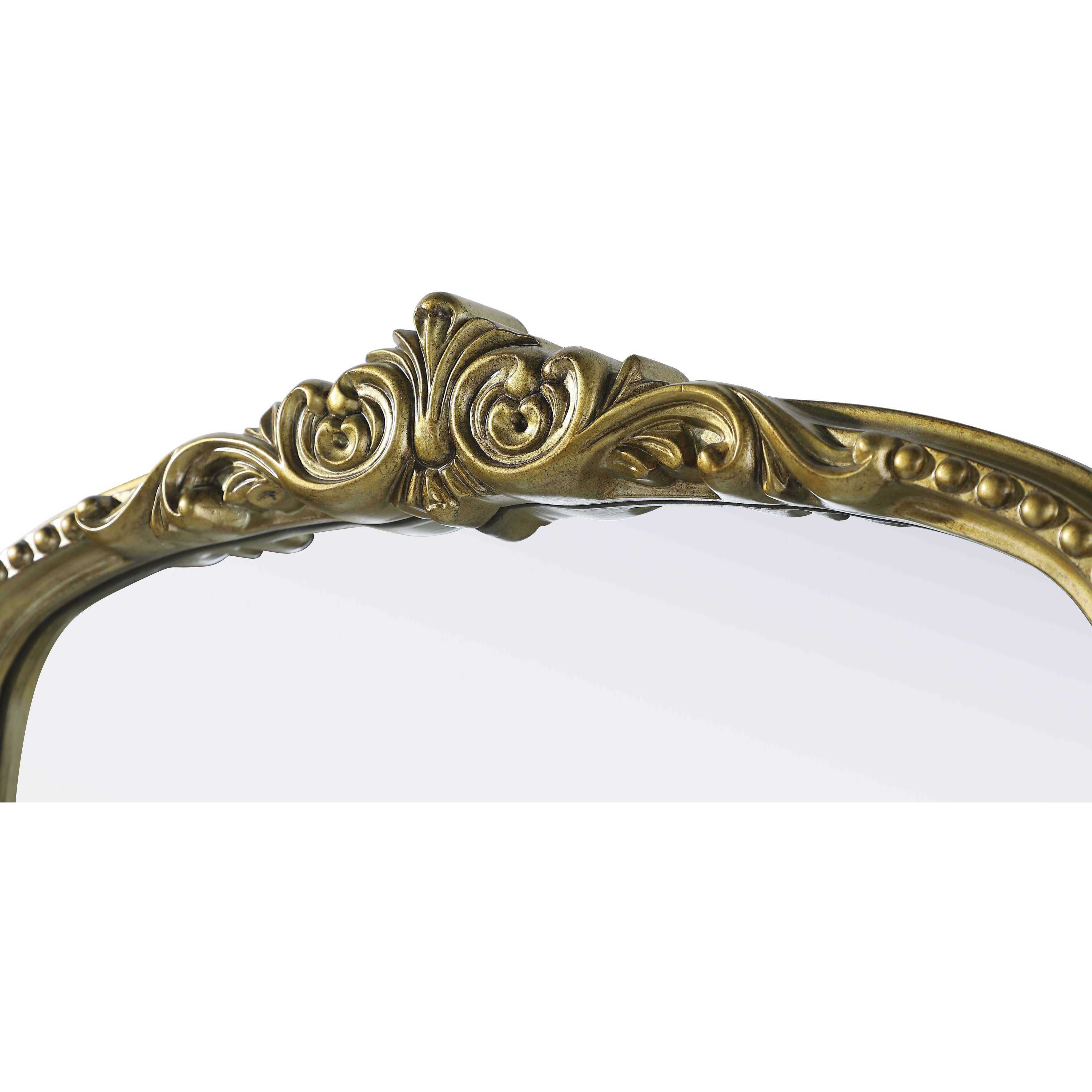 Naomi 36 X 22 inch Antique Brass Mirror