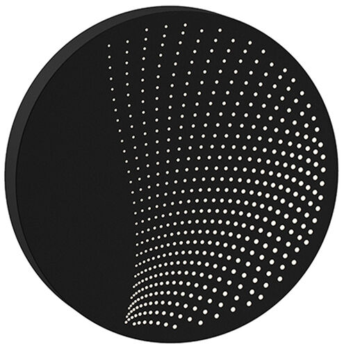 Dotwave LED 10 inch Textured Black ADA Sconce Wall Light