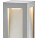 Taper 120v 28.00 watt Titanium Landscape Path Bollard