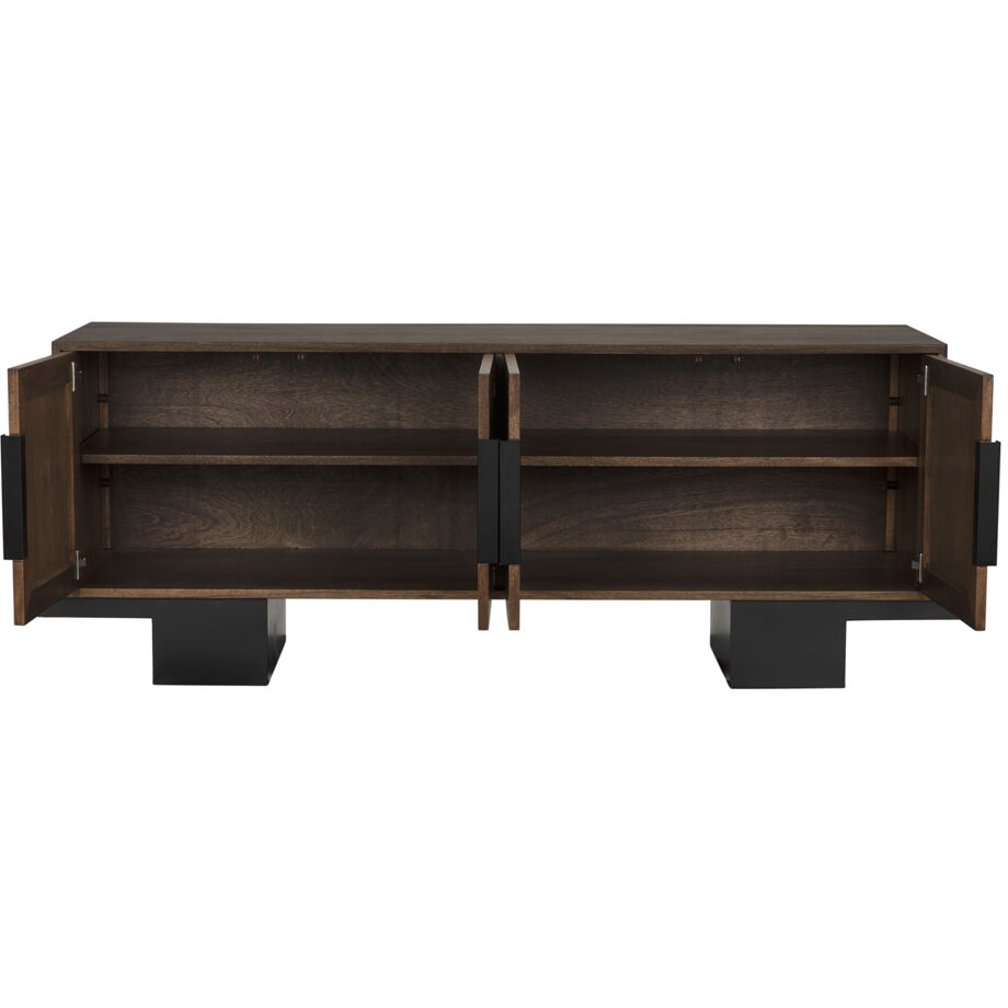 Phoenix 80 X 22 inch Dark Walnut Sideboard