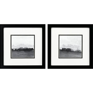 Slauson View Black and Gray Framed Art