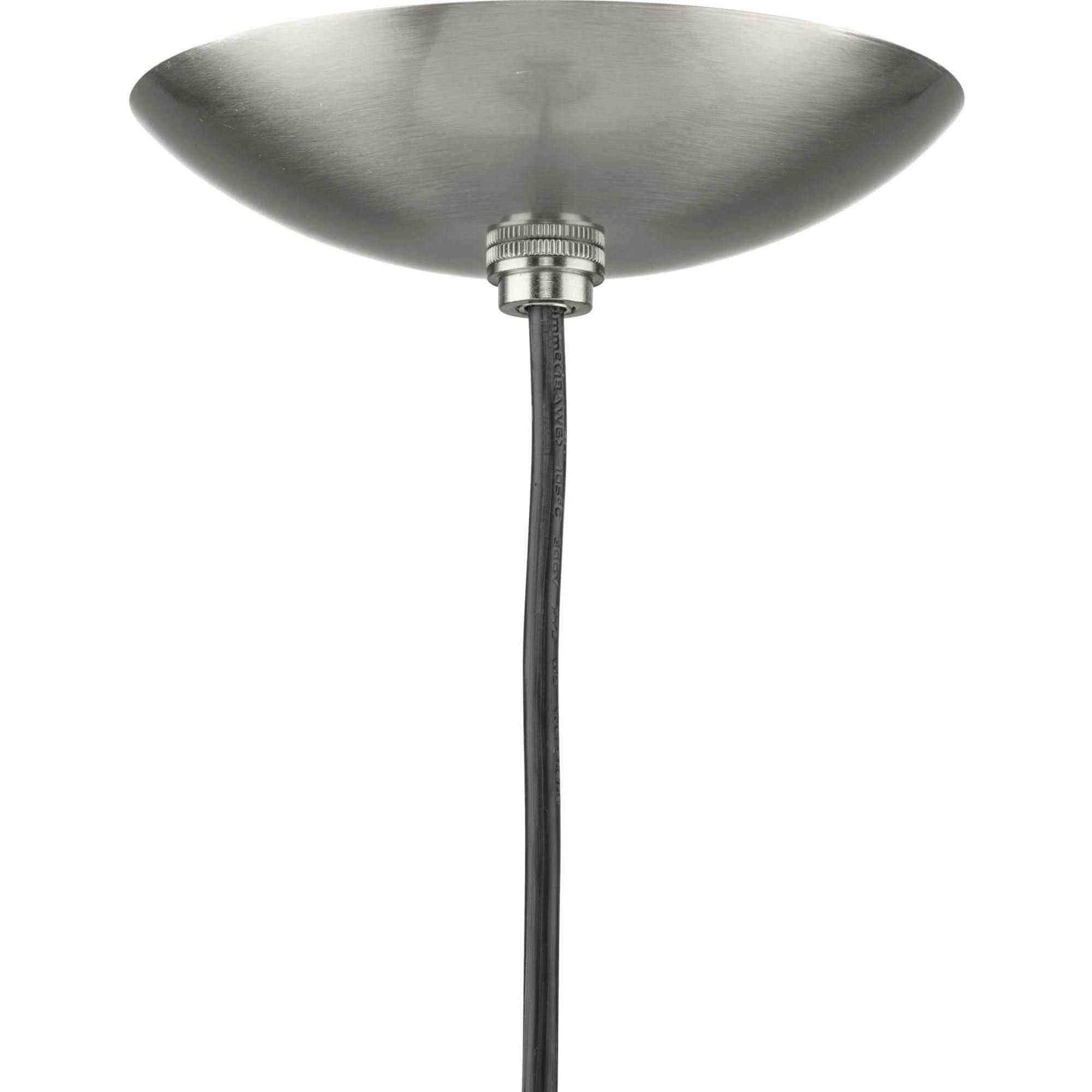 Atwell 1 Light 8 inch Brushed Nickel Pendant Ceiling Light, Small