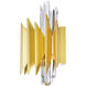 Cityscape 5 Light 7 inch Satin Gold Wall Sconce Wall Light