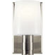 Adani 1 Light 5 inch Brushed Nickel Wall Sconce Wall Light