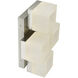 Cubic LED 9 inch Brushed Nickel Flush Mount Ceiling Light